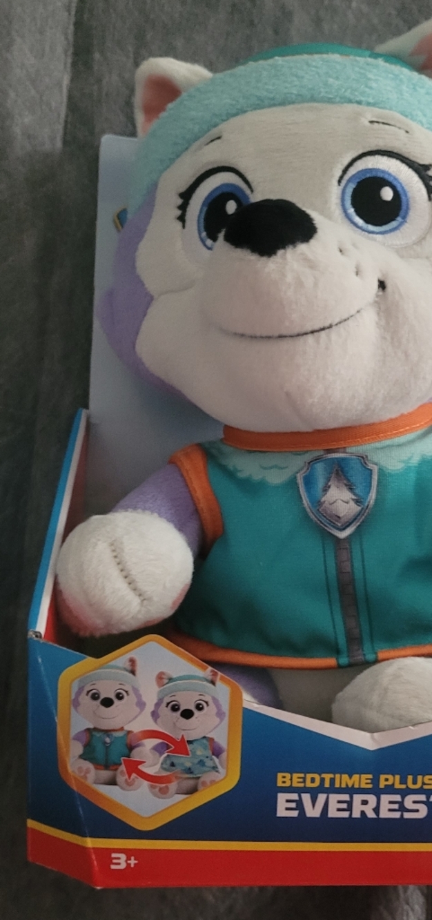 Paw Patrol Plush in Teal, Purple, Orange and White